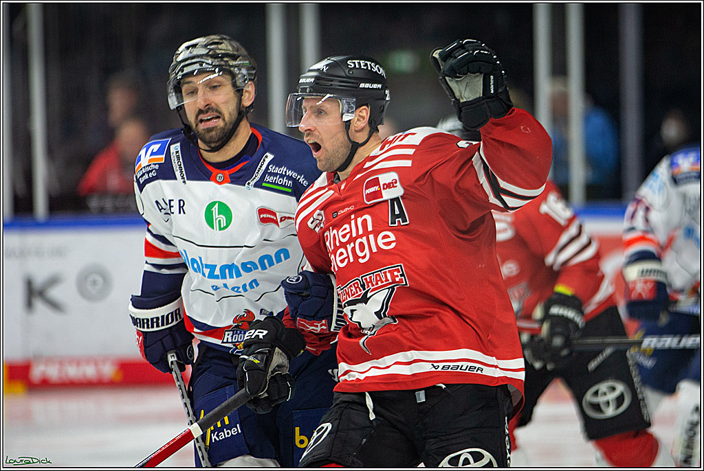PENNY DEL; Koelner Haie- Iserlohn Roosters; Koeln, 24.01.2023